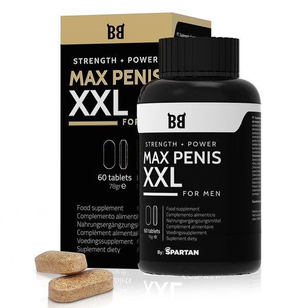 BLACK BULL - MAX PENIS XXL STRENGTH + POWER FOR MEN 60 TABLETS