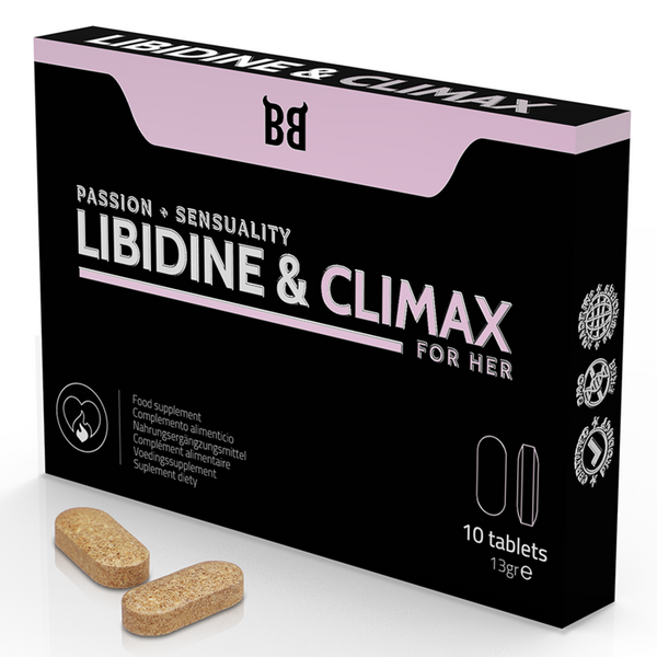 BLACK BULL - LIBIDINE & CLIMAX INCREASE L BIDO FOR WOMEN 10 CAPSULES