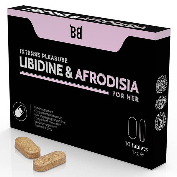 BLACK BULL - LIBIDINE & AFRODISIA INTENSE PLEASURE FOR HER 10 TABLETS