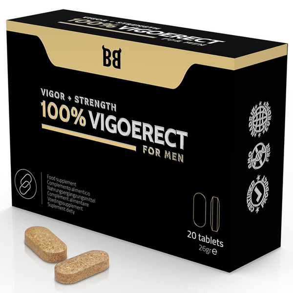 BLACK BULL - 100% VIGOERECT VIGOR + STRENGTH FOR MEN 20 TABLETS