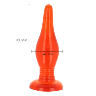 BAILE - RED SOFT TOUCH ANAL PLUG 14.2 CM